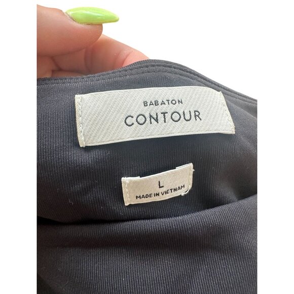 BABATON Aritizia Black Long Sleeve Contour Bodysuit Size Large - Picture 6 of 8